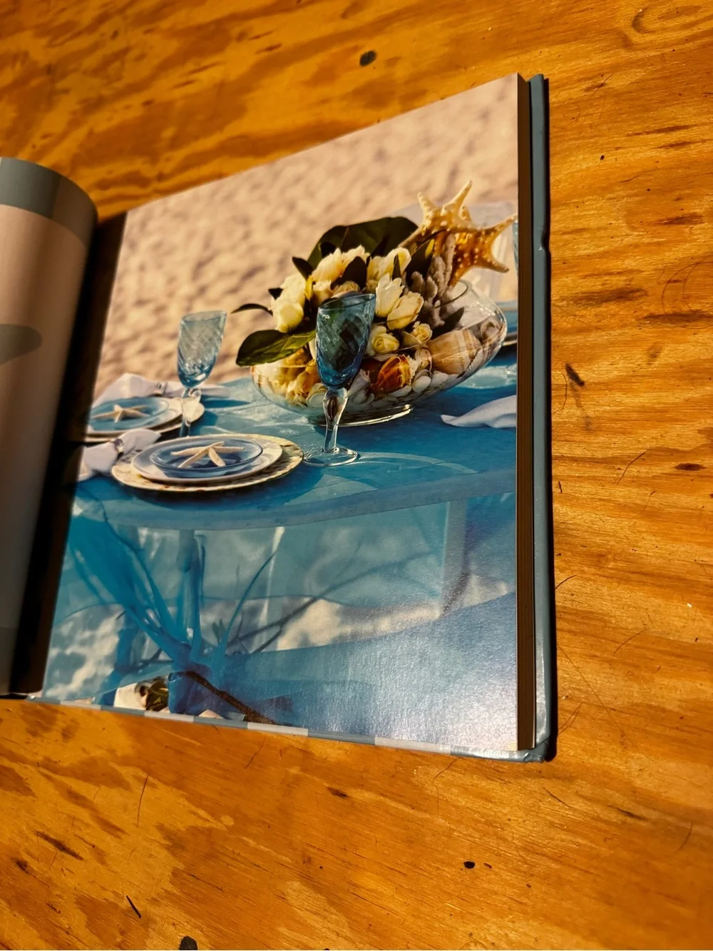 Capture the Coast Blue Decorative Coffee Table Book by